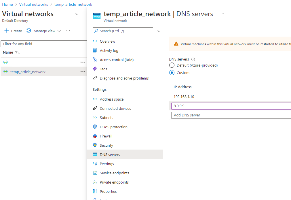 Azure DNS alt text